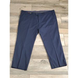 VELES MEN WEAR CASUAL PANTS COLOR BLUE SIZE EU 46 (US 36) RISE 12" INSEAM 29"
